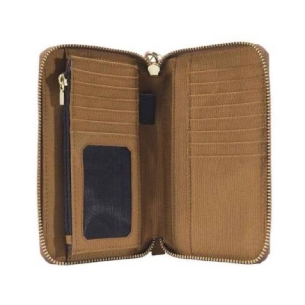 NWT Carhartt 700D Brown Zip-Around Organizer Wallet - Picture 5 of 9